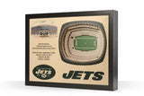 New York Jets | 3D Stadium View | MetLife Stadium | Wall Art | Wood