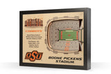 Oklahoma State Cowboys | 3D Stadium View | Boone Pickens Stadium | Wall Art | Wood
