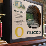 Oregon Ducks | 3D Stadium View | Autzen Stadium | Wall Art | Wood