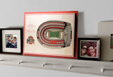 Ohio State Buckeyes | 3D Stadium View | Ohio Stadium | Wall Art | Wood | 5 Layer