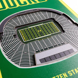 Oregon Ducks | Stadium Banner | Autzen Stadium | Wood