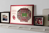 Oklahoma Sooners | 3D Stadium View | Oklahoma Memorial Stadium | Wall Art | Wood | 5 Layer