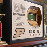 Purdue Boilermakers | 3D Stadium View | Art Ross-Ade Stadium | Wall Art | Wood