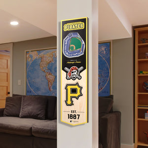 Pittsburgh Pirates | Stadium Banner | Home of the Pirates | Wood