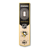 Pittsburgh Penguins | Stadium Banner | Pittsburgh Pennsylvania | Wood
