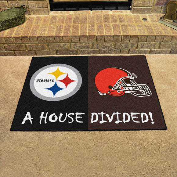 Steelers | Browns | House Divided | Mat | NFL