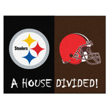 Steelers | Browns | House Divided | Mat | NFL
