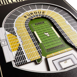 Purdue Boilermakers |  Football Stadium Banner | Ross-Ade Stadium | Wood