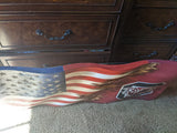 South Carolina Gamecocks | American Flag | Jack | Wood | Handmade | 19 x 38