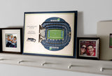 Seattle Seahawks | 3D Stadium View | Centurylink Field | Wall Art | Wood | 5 Layer