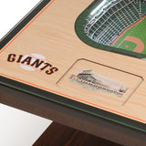 San Francisco Giants | 3D Stadium View | Lighted End Table | Wood