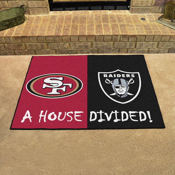 49ers | Raiders | House Divided | Mat | NFL