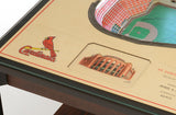St Louis Cardinals | 3D Stadium View | Lighted End Table | Wood