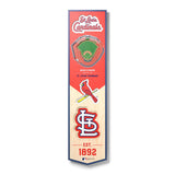 St Louis Cardinals | Stadium Banner | Busch Stadium | Wood