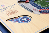Tennessee Titans | 3D Stadium View | Tennessee Titans | Wall Art | Wood | 5 Layer