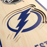 Tampa Bay Lightning | Stadium Banner | Tampa Florida | Wood