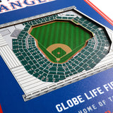 Texas Rangers | Stadium Banner | Globe Life Field | Wood