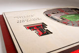 Texas Tech Red Raiders | 3D Stadium View | Jones AT&T Stadium | Wall Art | Wood | 5 Layer