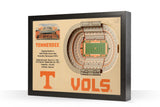 Tennessee Vols | 3D Stadium View | Art Neyland Stadium | Wall Art | Wood