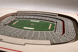 Georgia Bulldogs | 3D Stadium View | Sanford Stadium | Wall Art | Wood | 5 Layer