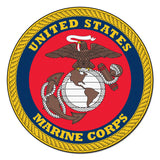 USMC | Round Mat | Logo | Military
