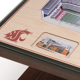 Washington State Cougars | 3D Stadium View | Lighted End Table | Wood