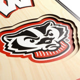 Wisconsin Badgers | Stadium Banner | Camp Randall Stadium | Wood