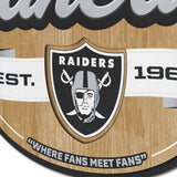 Las Vegas Raiders | Fan Cave Sign | 3D | NFL