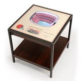 Cleveland Browns | 3D Stadium View | Lighted End Table | Wood