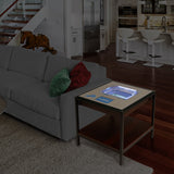 Detroit Lions | 3D Stadium View | Lighted End Table | Wood