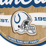 Indianapolis Colts | Fan Cave Sign | 3D | NFL