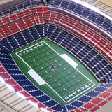 Houston Texans | 3D Stadium View | Lighted End Table | Wood