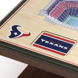 Houston Texans | 3D Stadium View | Lighted End Table | Wood
