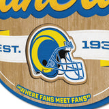 Los Angeles Rams | Fan Cave Sign | 3D | NFL