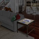 Los Angeles Rams | 3D Stadium View | Lighted End Table | Wood