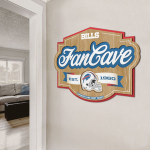 Buffalo Bills| Fan Cave Sign | 3D | NFL